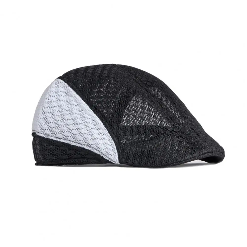 

Vintage Newsboy Hat Thin Sunshade Men Beret Men Summer Cap Washable Men Advanced Hat Clothes Accessory