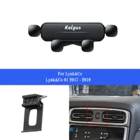 car mobile phone holder for lynkco 01 2017 2019 smartphone air vent mounts holder gps stand bracket auto accessories