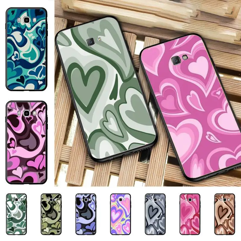 

Love Heart Phone Case for Samsung J 2 3 4 5 6 7 8 prime plus 2018 2017 2016 core
