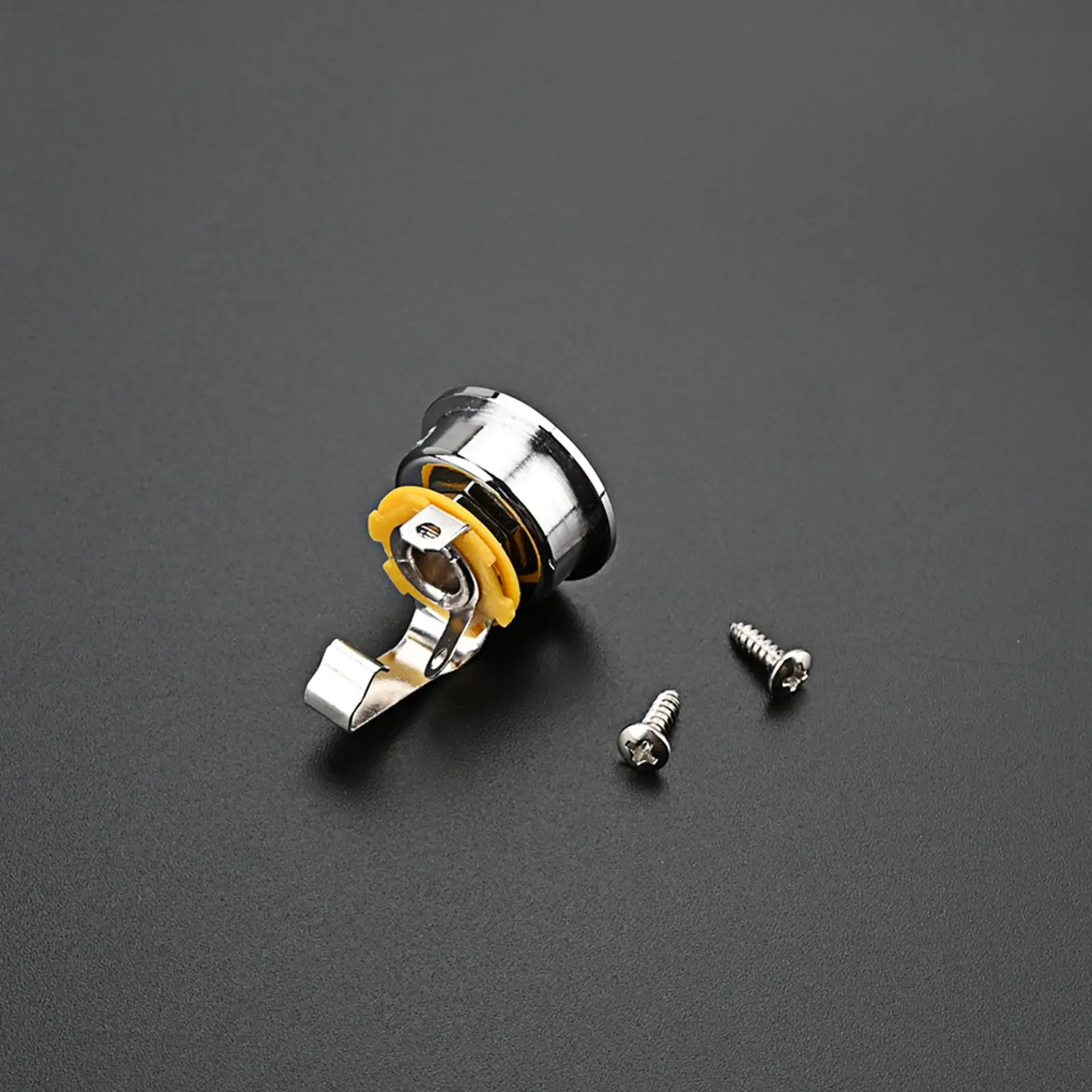 

1/4" Mono Input Jack Plug Socket Female Connector Panel Mount Guitar Pickup Endpin Output Jack Plug for Electric Guitar Replaces