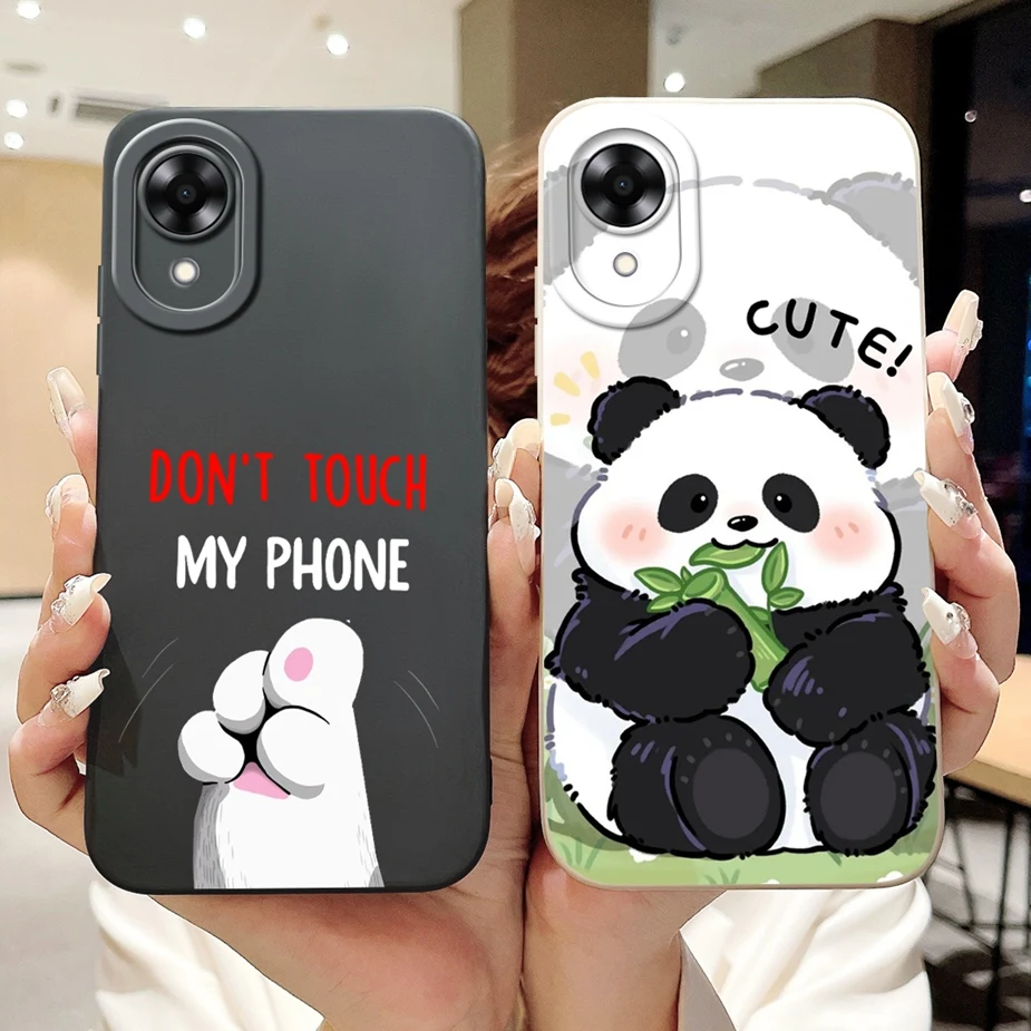 Для Oppo A17K чехол CPH2471 милый мультяшный окрашенный 6 56 ''Мягкие силиконовые