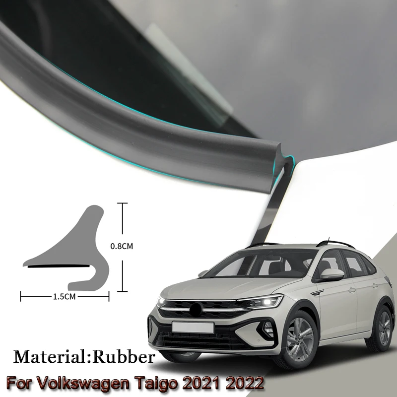 

Car Seal Strip Windshied Spoiler Filler Protect Edge Weatherstrip Strips Sticker Accessories Fit For Volkswagen Taigo 2021 2022
