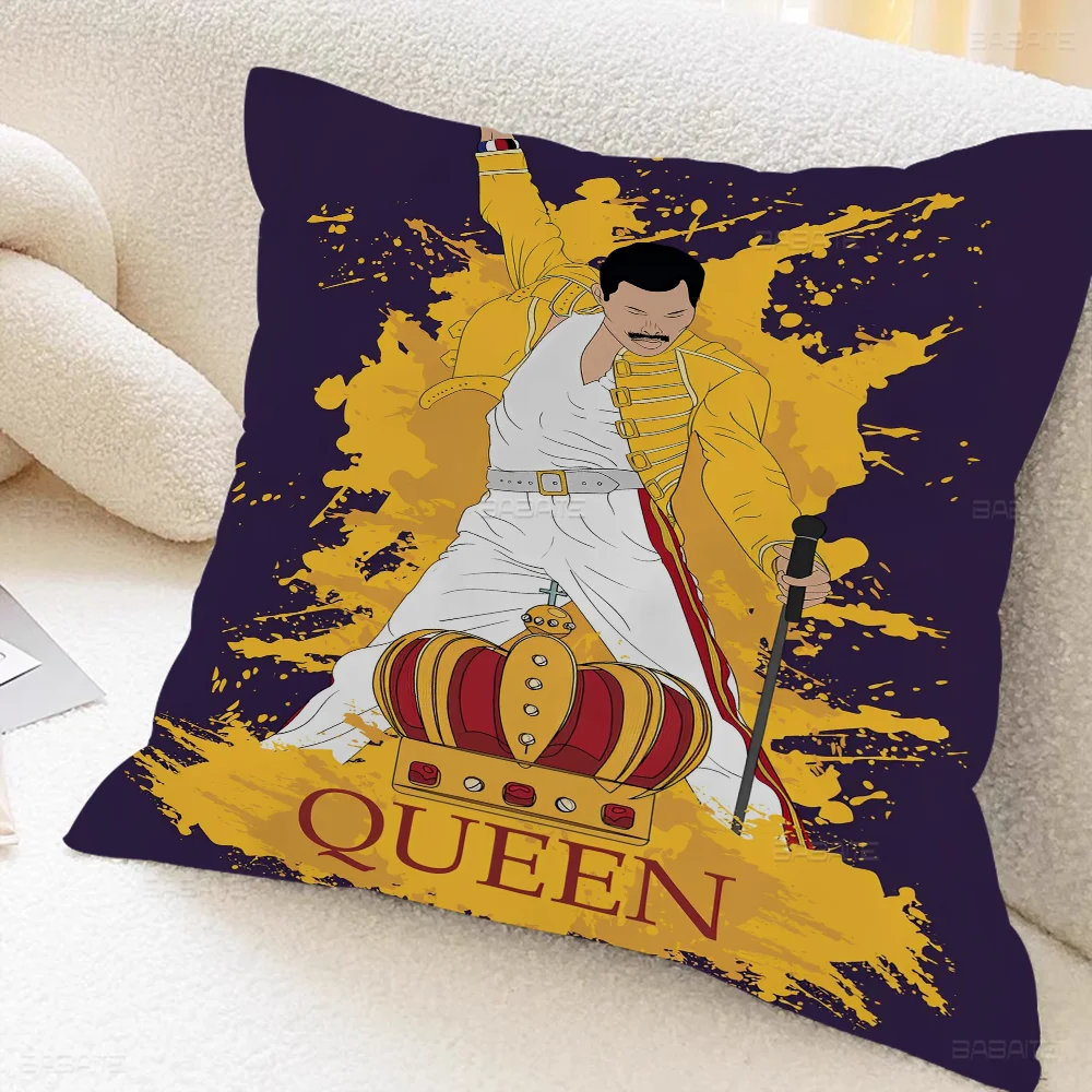 Queen F-freddie Musical Cushion Cover Pillowcase Upholstery Sofa Throw Pillow Home Decor Pillowcas