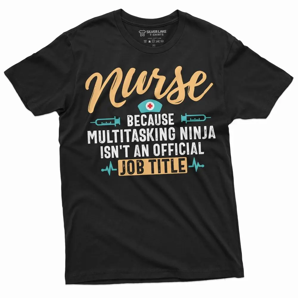 Nurse Funny Shirt Nurses Day Multitasking Tee Shirt Gift For Wife Mom Cna Rn Tee