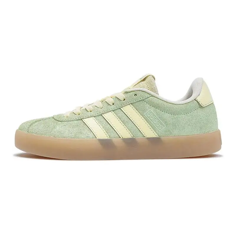 【Настроить】adidas neo Vl Court Обувь для скейтбординга Женские низкие зеленые