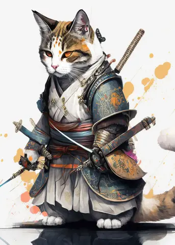 Самурай и кошка