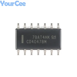 5pcs CD4047BM96 SOIC-14 CMOS Low-power Monostable/Unstable Multivibrator