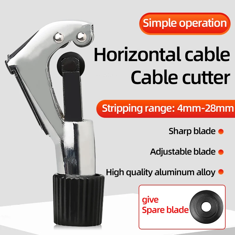 CT-274 Cable Jacket Slitter 4-28mm Optical Longitudinal Stripper Fiber Optical Cable Sheath Opener Cutter Wire Fiber Tool