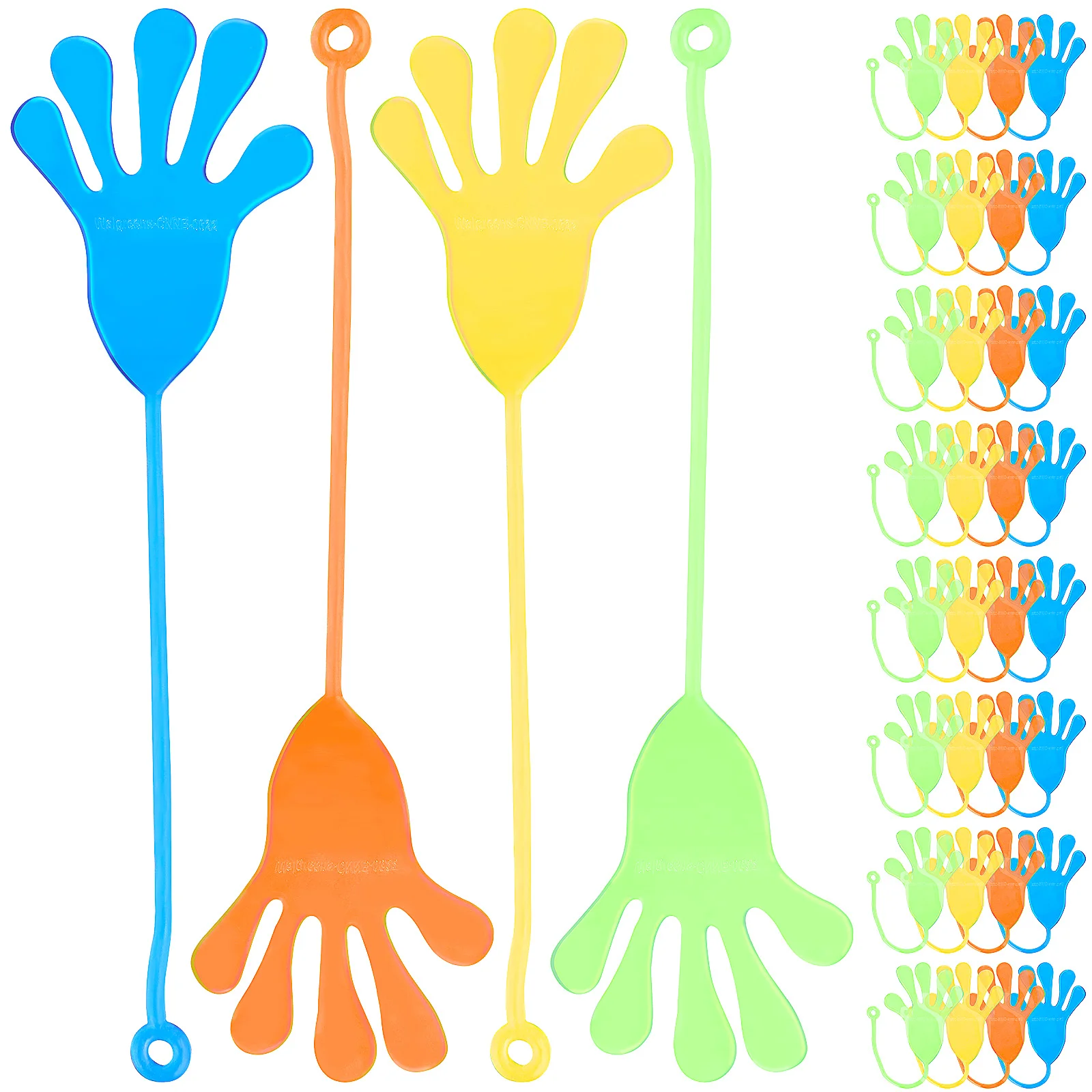 

36 Pcs Palm Toddlers Toys Sticky Hand Prizes Kids Classrooms Stretchy Wall Soft Rubber Hands Elastic