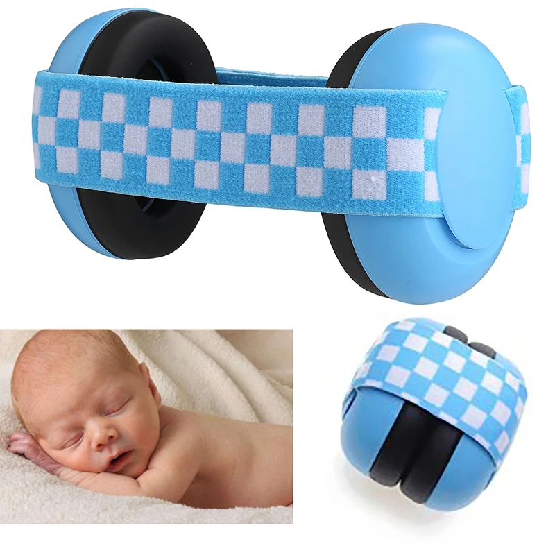

Baby Anti-Noise Earmuffs Elastic Strap Hearing Protection Safety Ear Muffs Kids Noise Cancelling Headphones Sleeping Child