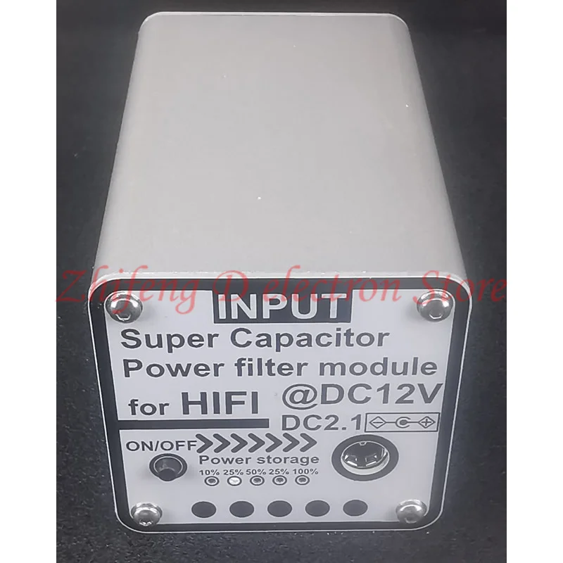 

Фильтр питания 12V3F 15V5F 5V20F 9V5F, вход и выход DC2.1, подходит для аудио и видео оборудования 12 В, конденсаторный фильтр фарад