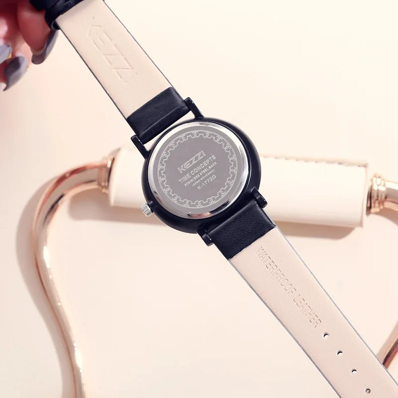 

Часы с циферблатом для женщин, модные простые маленькие студенческие водонепроницаемые с ремешком