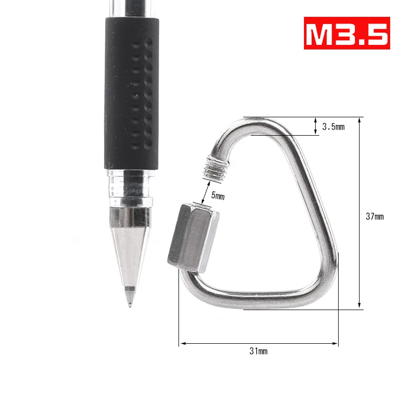 

Карабины-зажимы NERISXB из нержавеющей стали 304