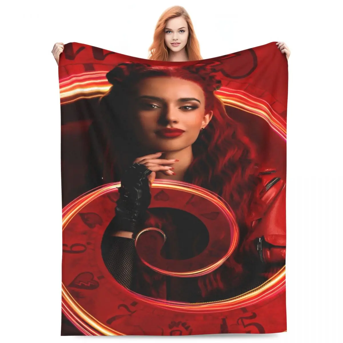 Мягкое фланелевое одеяло с надписью The Rise Of Red Stuff