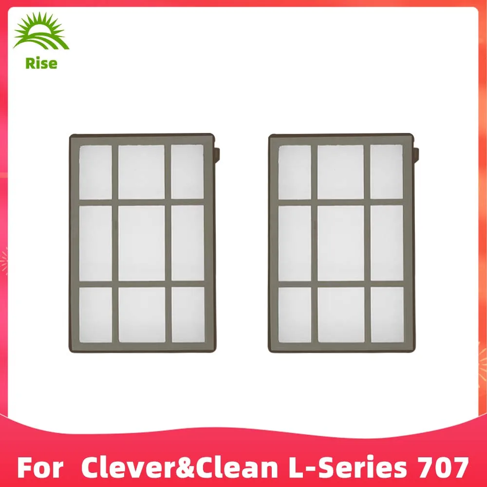 

Подходит для роботов-пылесосов (Clever and Clean L-Series 707) Роликовая боковая щетка Hepa-фильтр Швабра Запасные части Замена аксессуаров