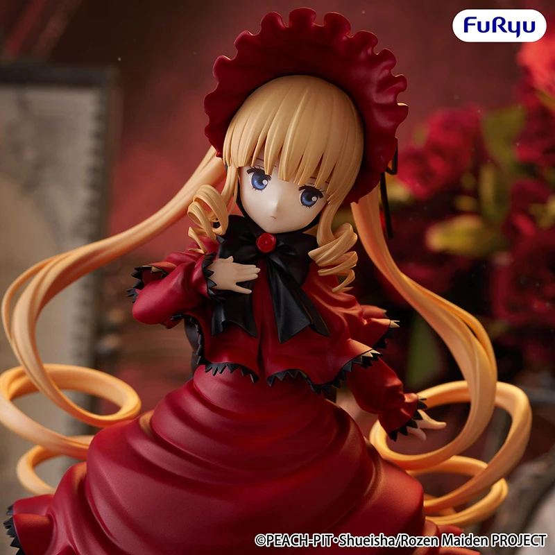 Фото В наличии FuRyu Trio-Try-iT TV Ver. Фигурка аниме-персонажа Rozen Maiden Shinku из ПВХ, 19 см, модель игрушки №4