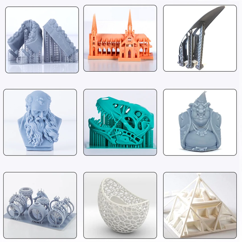 Настольный полимерный ЖК 3D-принтер для печати ювелирных изделий строительных