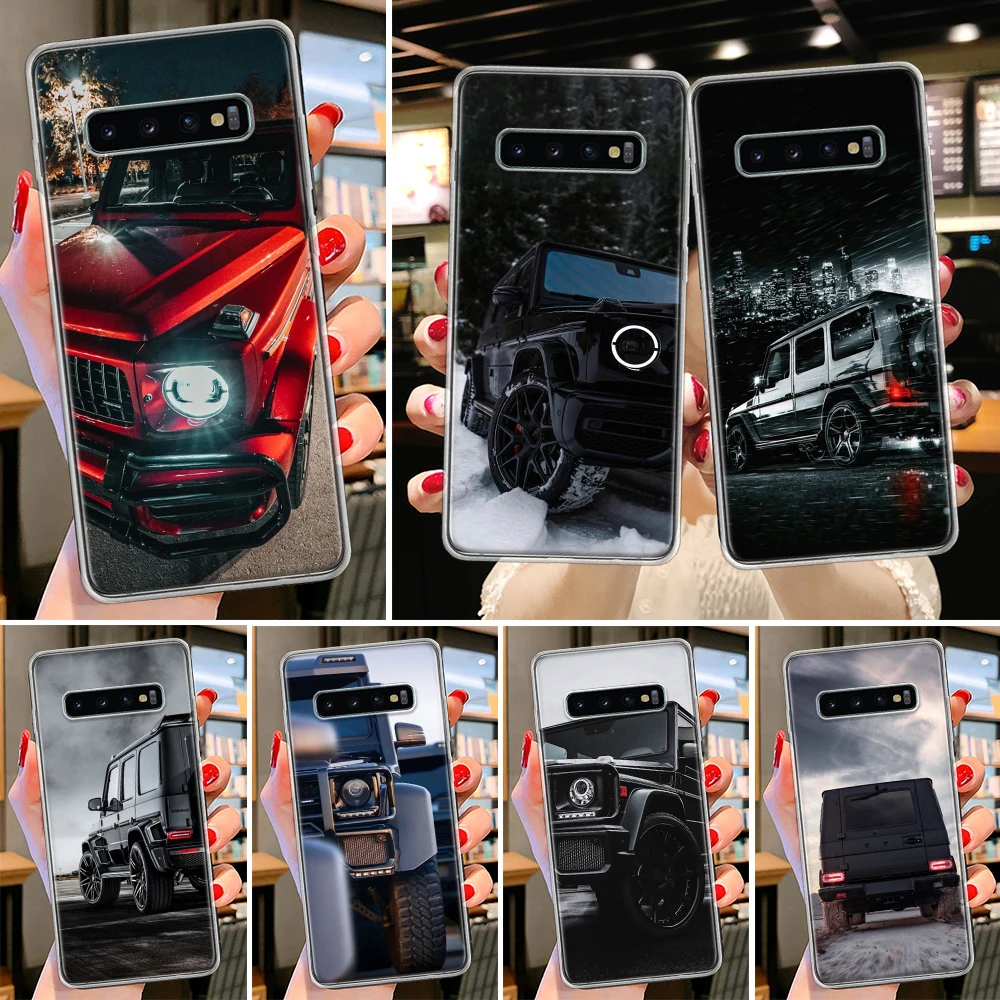 Black Sport Cars Male Men G63 Phone Case for Samsung Galaxy S10 Plus S20 FE S21 S22 Ultra Lite S10E S9 S8 + S7 S6 Edge Coque Cov