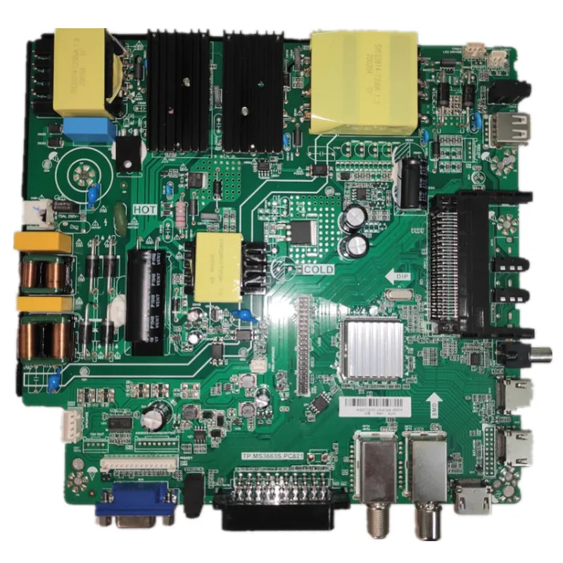 Бесплатная доставка! TP.MS3663S.PC821 материнская плата для телевизора три в одном, 138 Вт или 108 ВТ