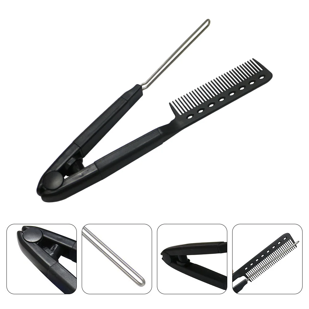 

Styling Hair Brush V-shaped Straightening Comb Professional Straightener Hairstyle Major Hairstyling Men Women