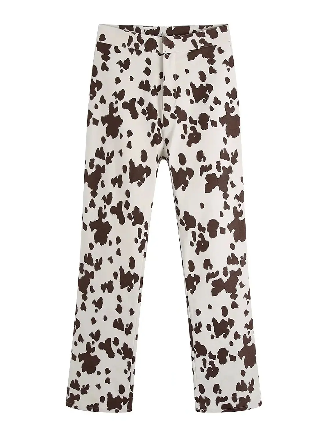 

PTYSIC Fashion Women Polka Dot Skinny Jeans 2022 Spring Casual Girls High Street Long Straight Trousers Pants Vintage