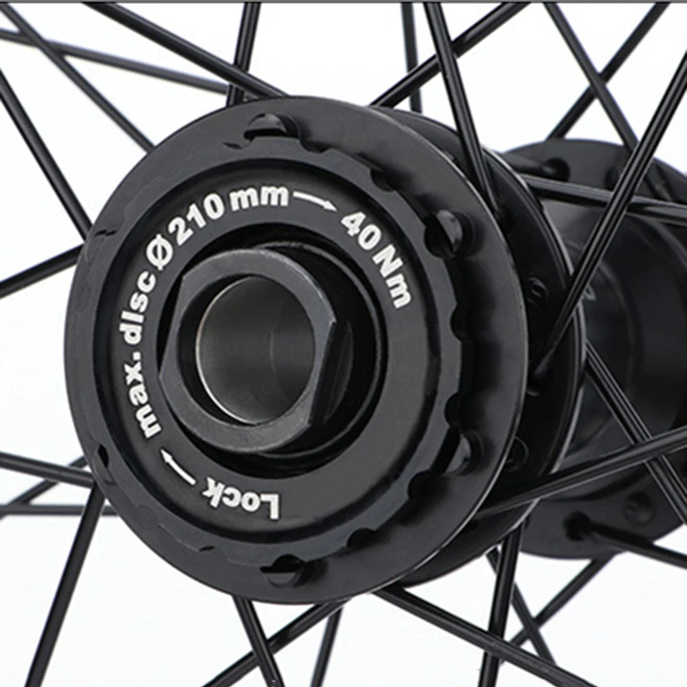 

Bicycle Center Lock Cover Aluminum Alloy Kit MTB Bike Center Lock Disc Cover 6 Bolt To 6 Hole Adapter Cycling Spare Parts