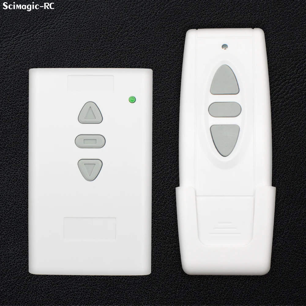 

Wireless Remote Control Switch AC 220V 2CH Relay Receiver+433MHz RF Transmitter for Garage Motor Door Projector Curtain Control