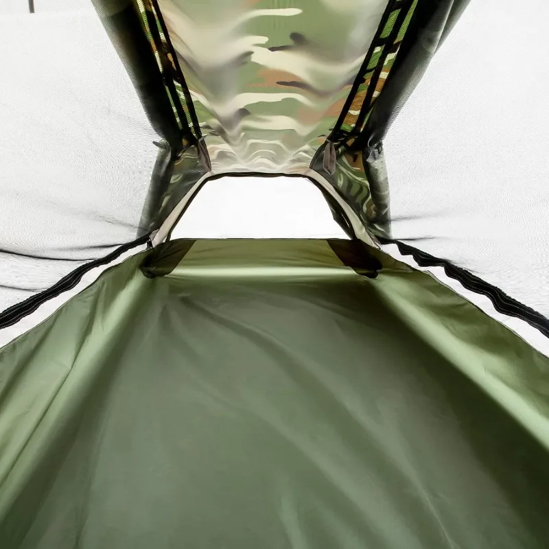 Однослойная палатка-пирамида для одного человека сверхлегкая ветрозащитная