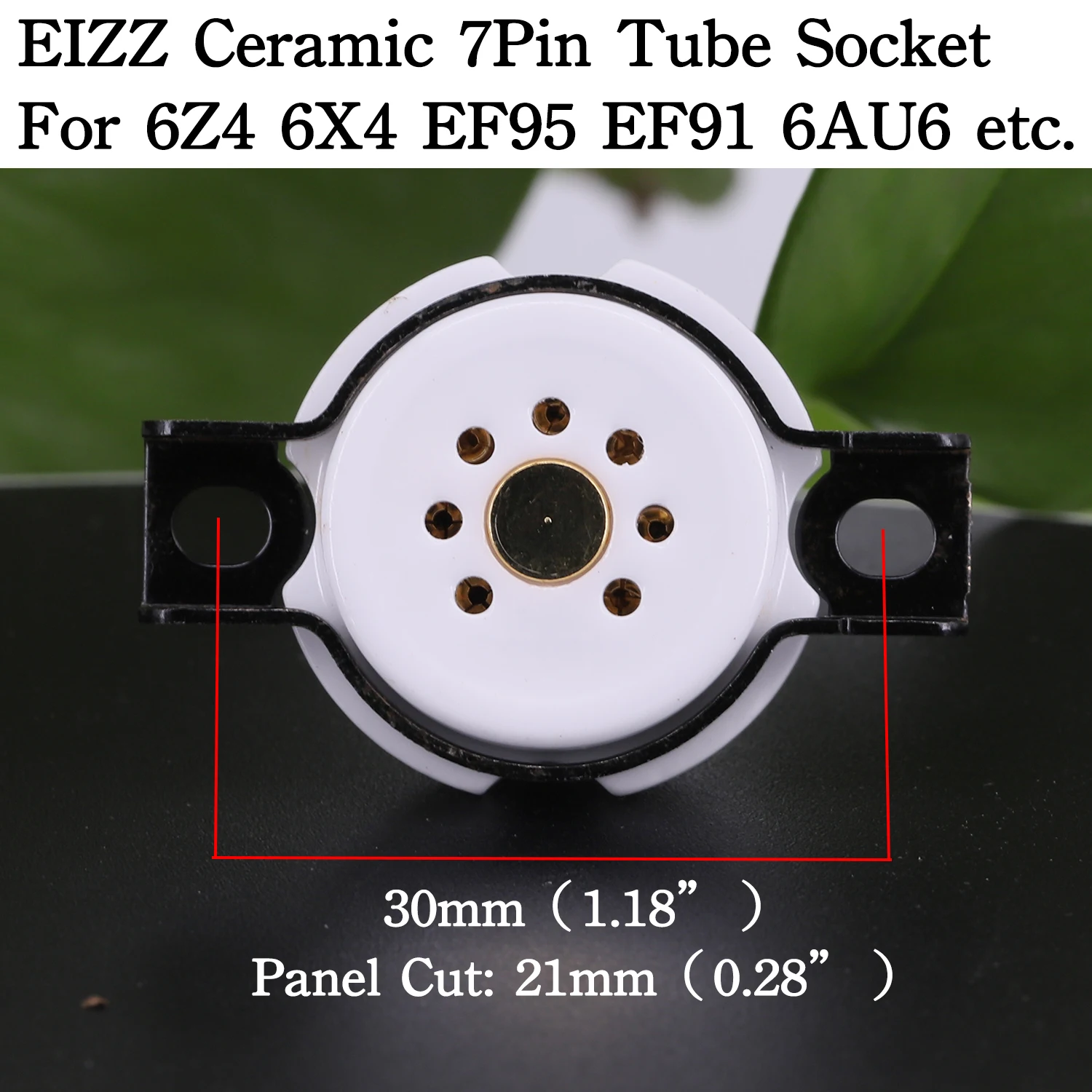 

Лампа EIZZZ 7-контактная из керамического ПТФЭ для 6AQ5 EC92 EA91 6J1 6J4 6J5 6A2 6H2 1A2 6Z4 6X4