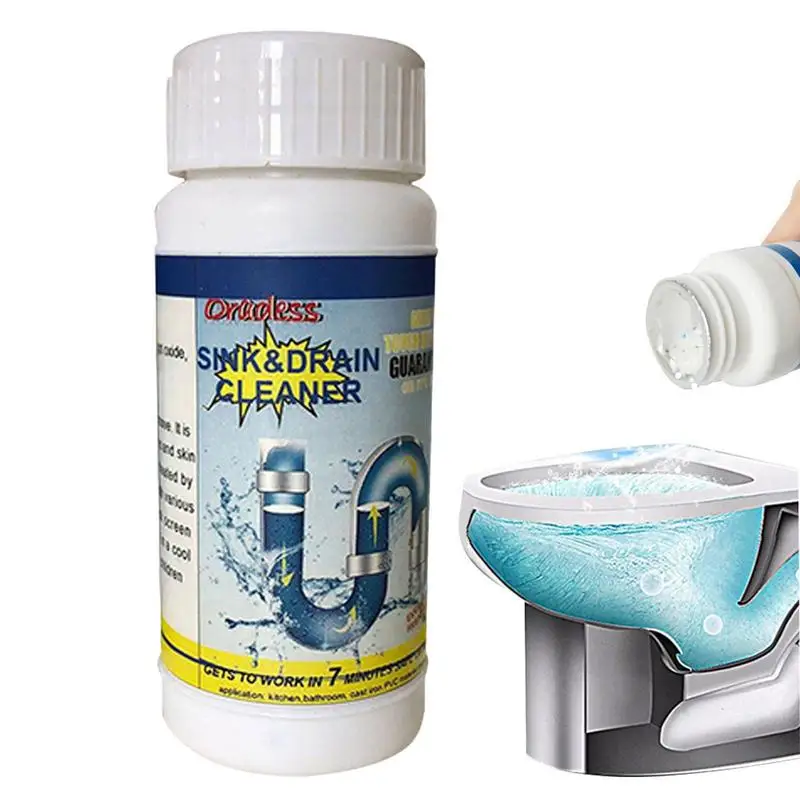 

Drain Cleaners Home Kitchen Pipe Dredging Agent Sewer Pipes Deodorant Strong Pipeline Dredge Agent Toilet Powerful Cleaning Tool