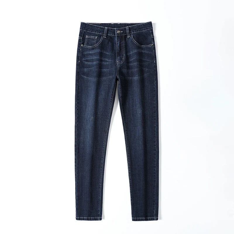 2024 винтажная одежда мужские мешковатые брюки Vetement Homme Роскошные джинсы черного