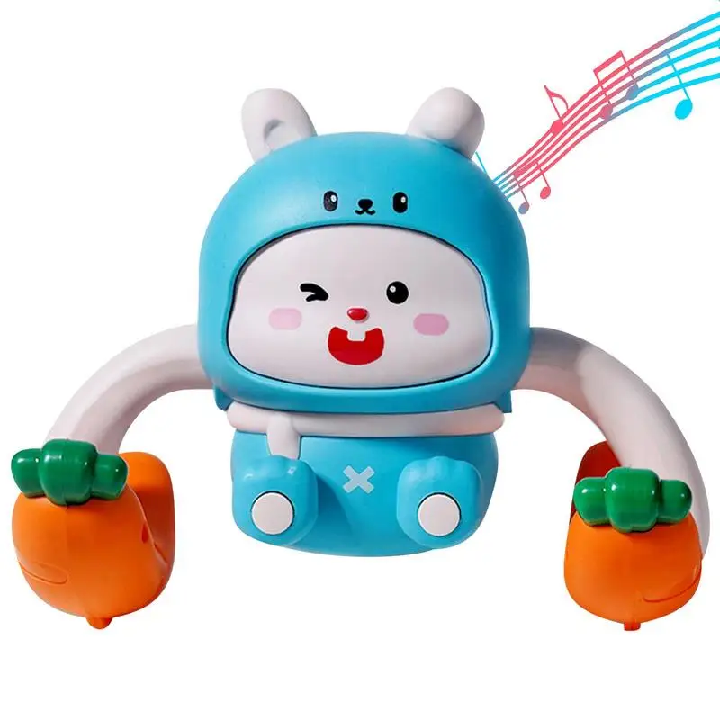 

Animal Crawling Toys Musical Rabbit Moving Toy Cute Learning Toy With Light And Music Kid Walking Tummy Time Gift For Girls Boys