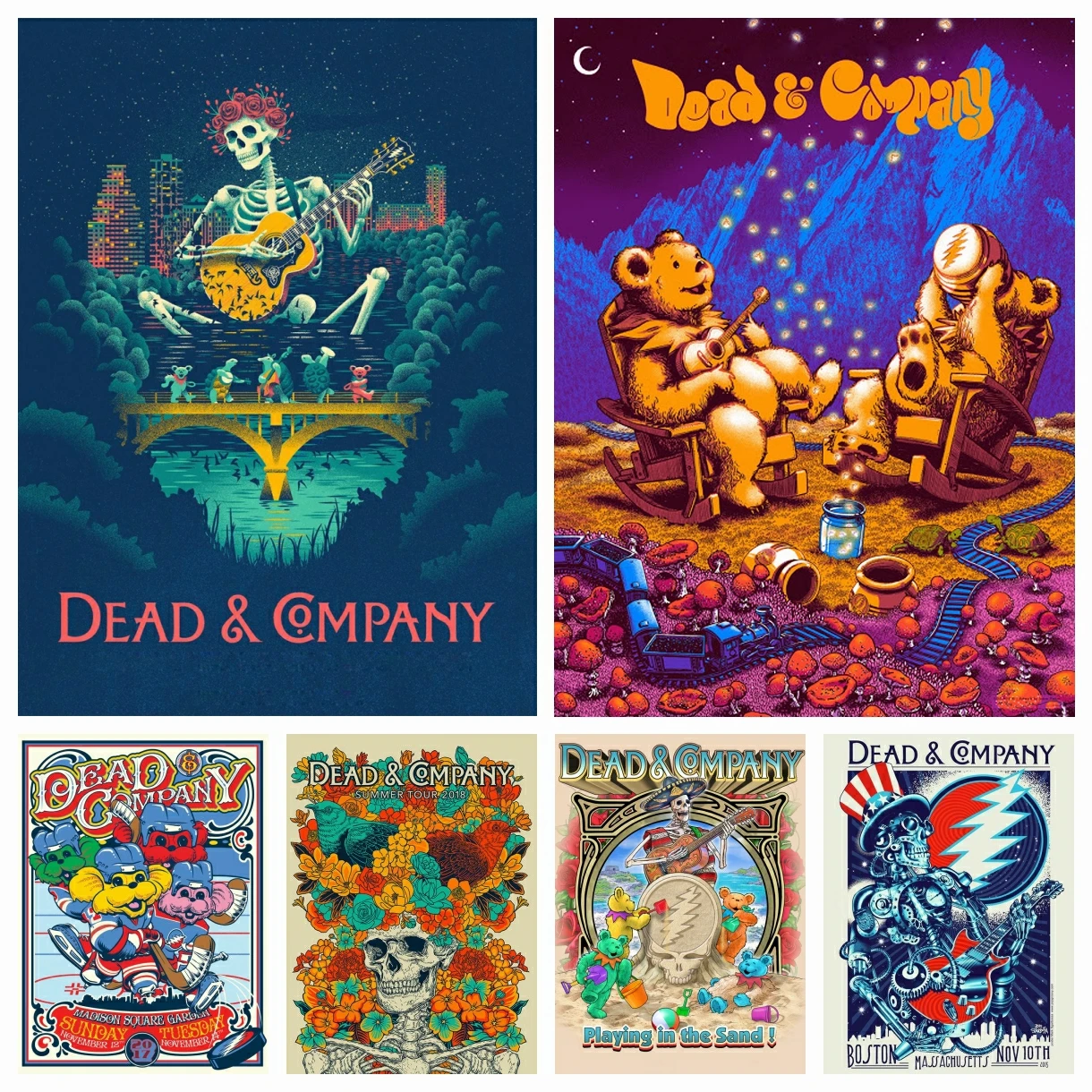 

Алмазная живопись Grateful Dead and Company DIY, искусство, рок-группа, музыка, квадратные, круглые, мозаика, вышивка крестиком, искусство