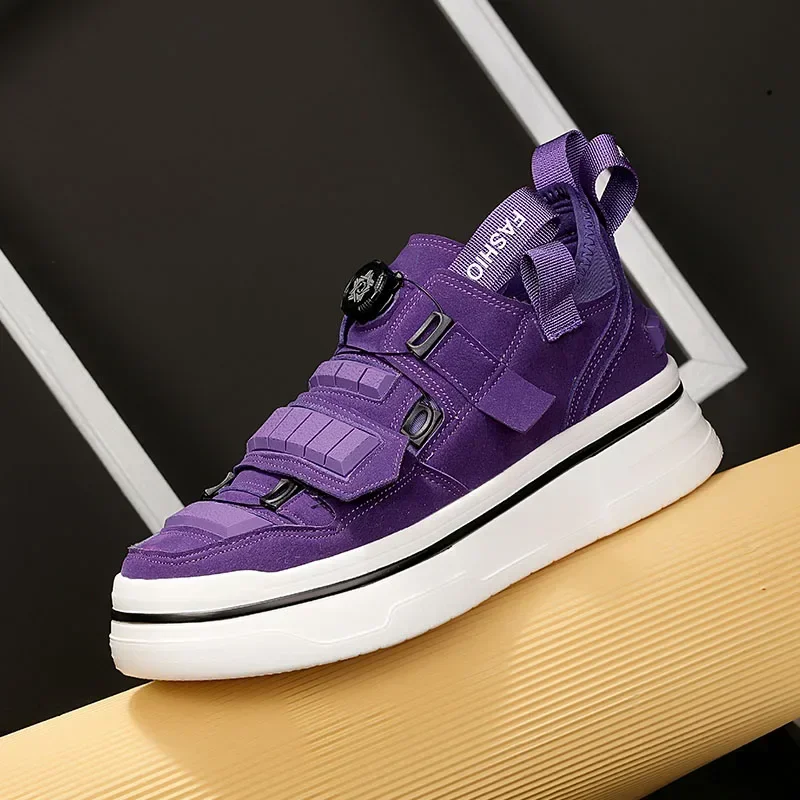 INS High Street обувь для скейтбординга мужские кожаные модные кроссовки на толстой