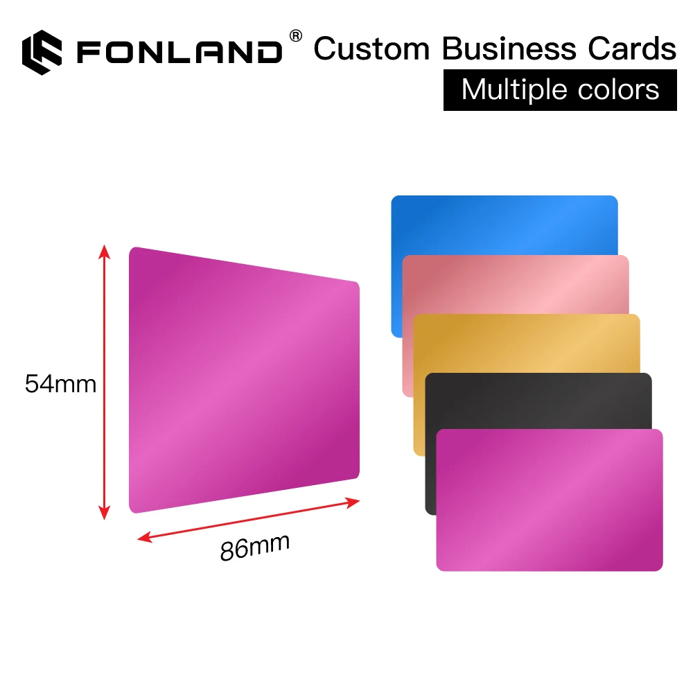 

Визитные карточки FONLAND KLBC из алюминиевого сплава