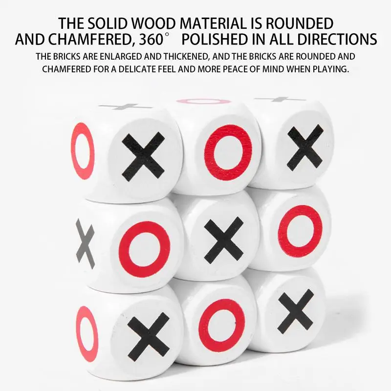 Настольная игрушка XOXO деревянная мини-игра в шахматы XO для детей и родителей