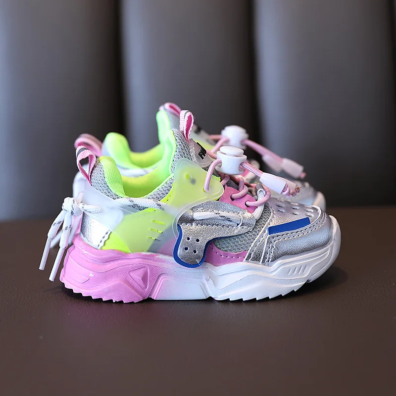 Baby Fashion Sport Shoes for Girls Boys Soft Bottom Breathable Outdoor Kids 1-6 Years Colorful Sneakers |