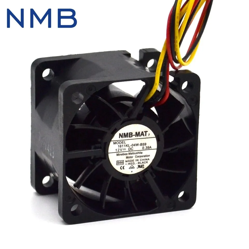 1 шт. Новый 1611KL-04W-B59 4028 40 мм DC12V 0.39A серверный охлаждающий вентилятор 40*40*28 мм