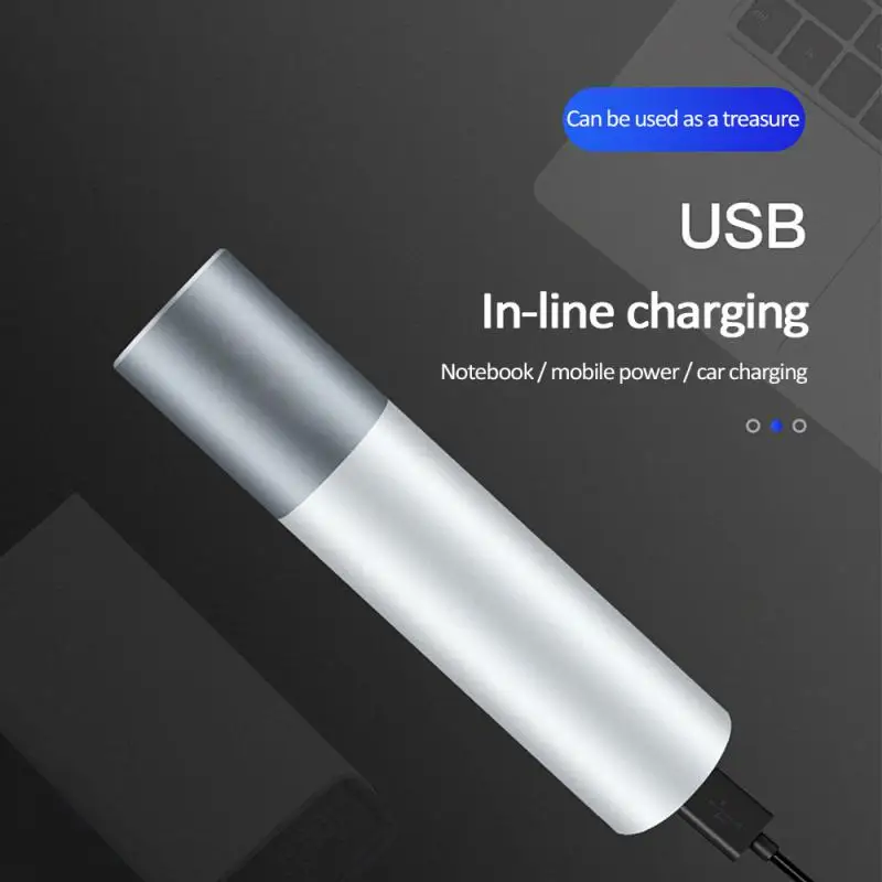 

Mini LED Flashlight USB Rechargeable Telescopic Zoom Led Torch Light Built-in Battery Waterproof Night Lighting Outdoor Lighting