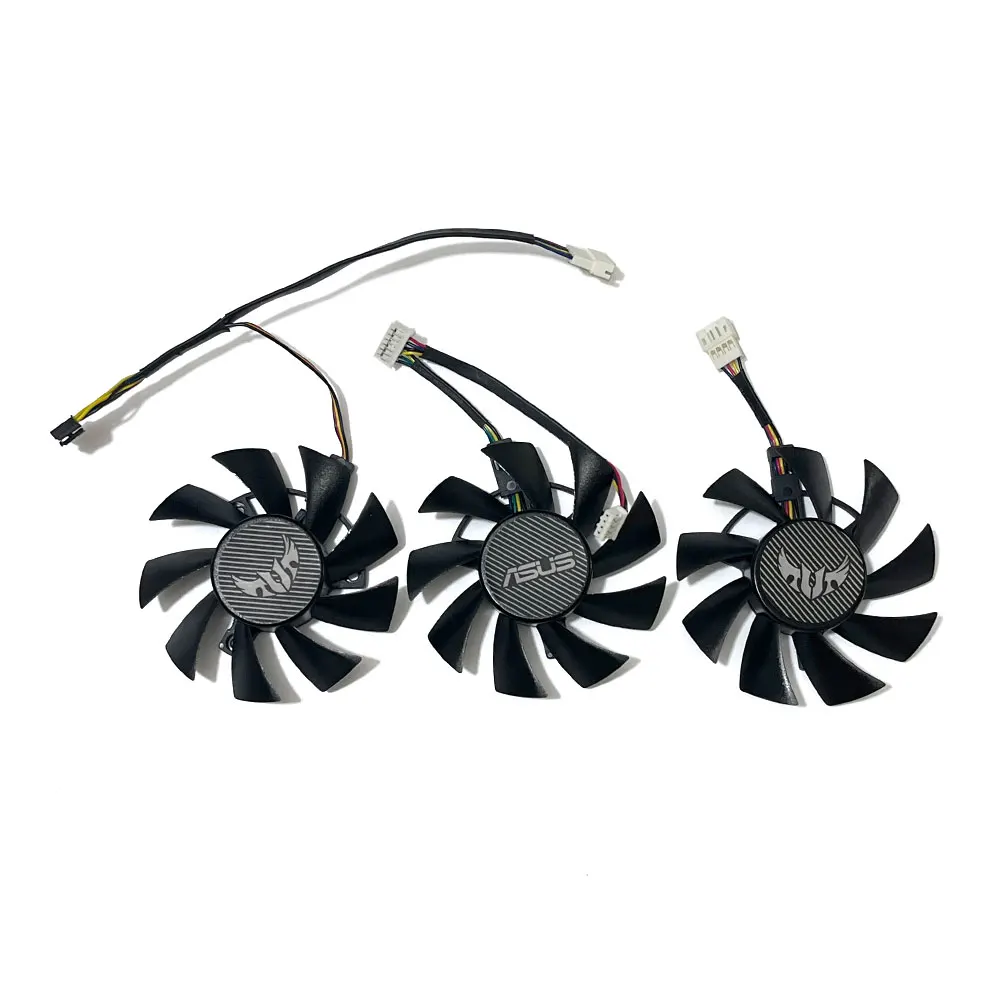 Фото Вентилятор охлаждения видеокарты 75 мм GTX1660 PLA08015S12HH для ASUS GTX 1660TI 1660SUPER TUF Gaming X3 RX5600 RX5700XT №2
