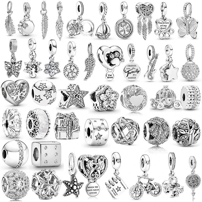 Подвески ZMFINES серебристого цвета 2 шт.