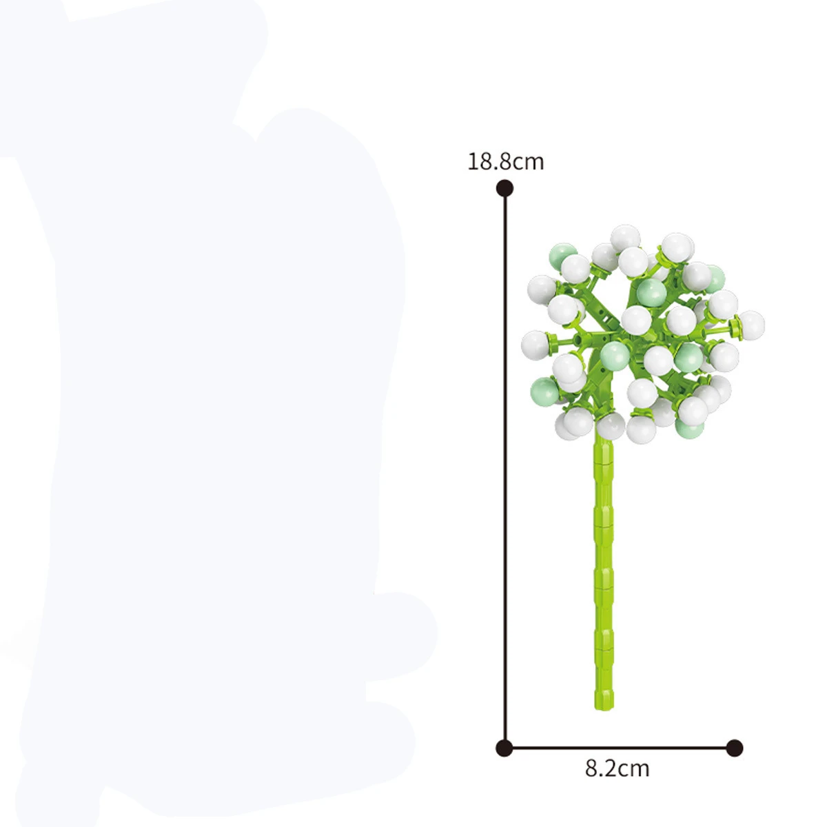 13-стильный Набор Красивых Строительных Блоков С Цветами - Розы На День Святого