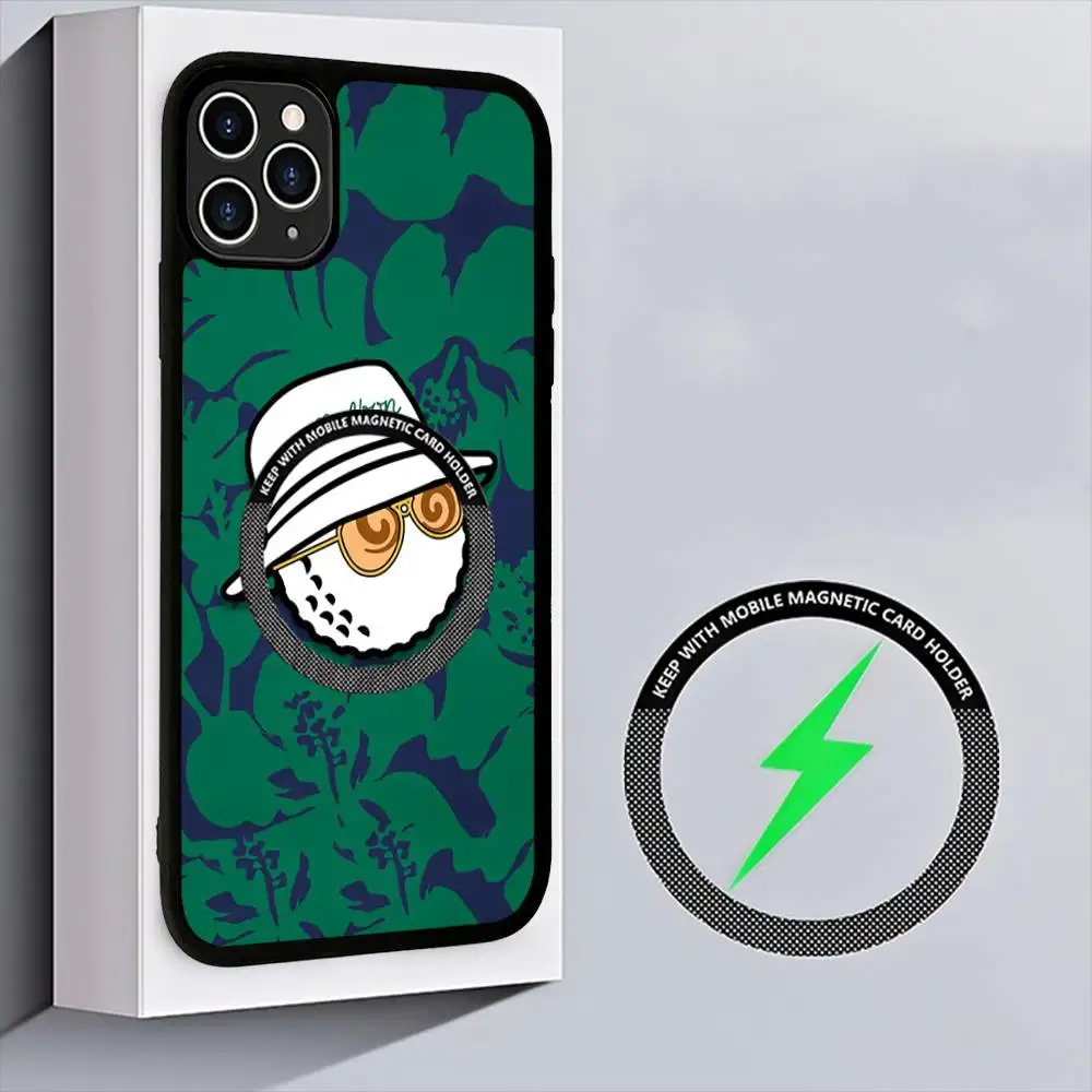 Фото Чехол для телефона Leisure Sports M-Malbones G-Golf для iPhone 16 15 14 13 12 11 17 Pro Max Plus с магнитной беспроводной зарядкой №2