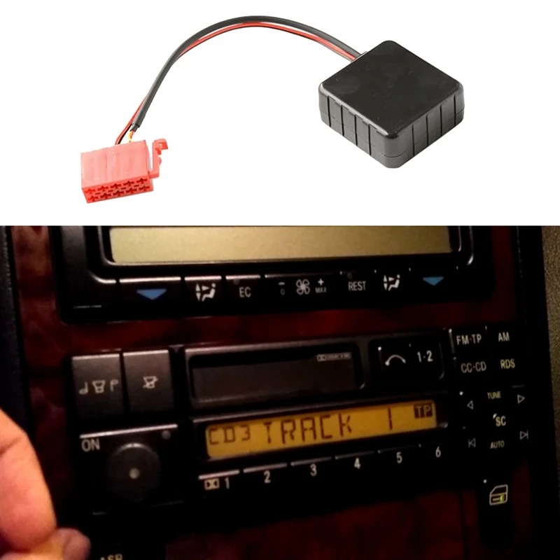 Автомобильный Bluetooth модуль AUX кабель адаптер беспроводной HIFI стерео аудио для