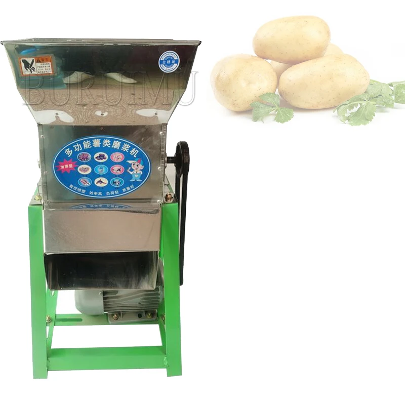 

800kg/h Stainless Steel Commercial Garlic Onion Ginger Cassava Taro Wet Grinder Crusher Starch Refiner Extractor Separator