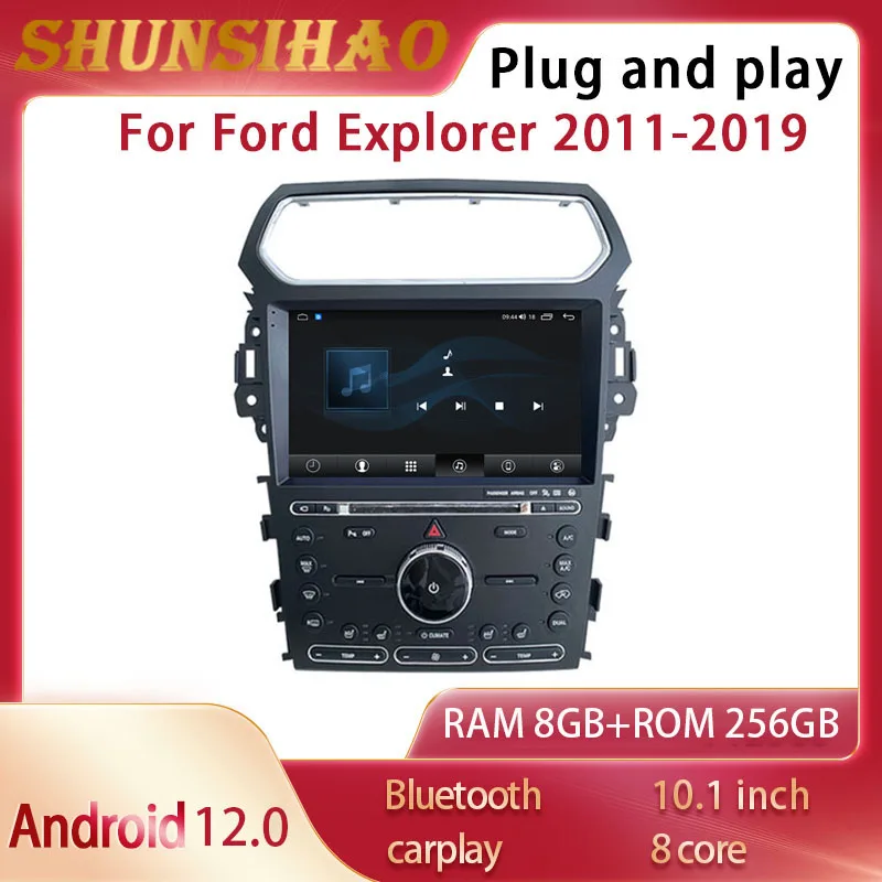 

ShunSihao Car Radio GPS Navi For 10.1 inch Ford Explorer 2011-2019 Video player CarPlay Multimedia Player Automatic 128GB