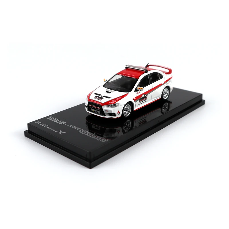 

Tarmac Works TW 1:64 Mitsubishi Lancer Tenth Generation Evo10 X Safety Car Alloy Car Model