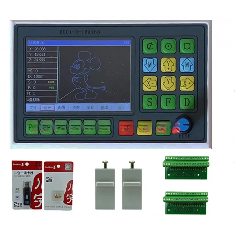 Токарный станок с ЧПУ M01-3-16a16b3 фрезерный система гравировального станка