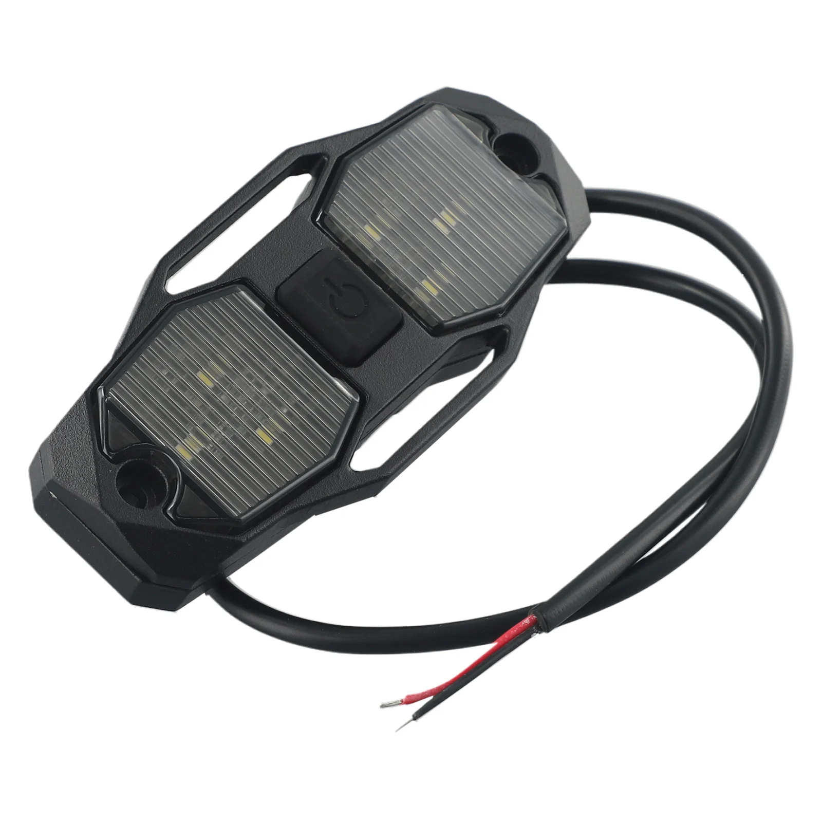 Светодиодный купольный светильник Rock Light с выключателем, IP68, 180-градусный угол освещения, для Polaris, RZR, UTV, ATV, грузовиков 4WD, белый, для бездорожья (art.: 3920dadcae4de) - 3920dadcae4de