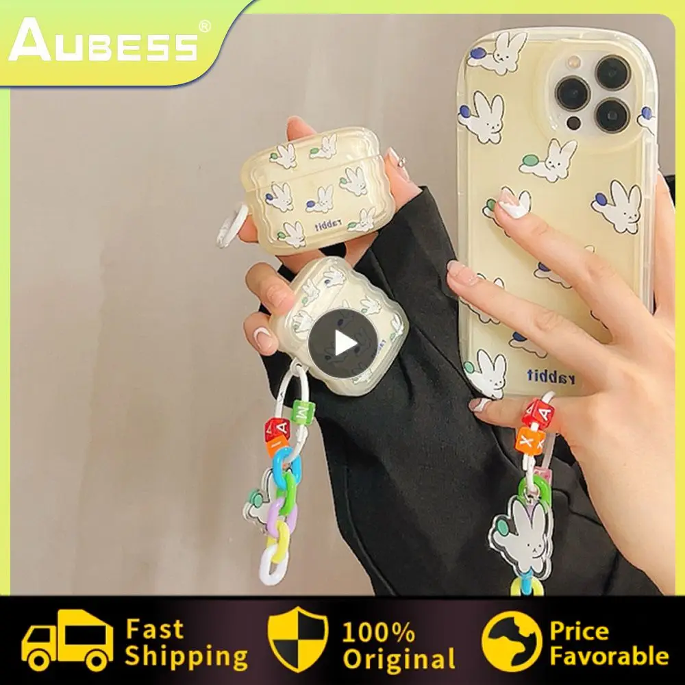 

Прочная защитная маска из ТПУ с градиентом, дышащая мягкая клейкая мультяшная Airpods, аксессуары для наушников, удобные